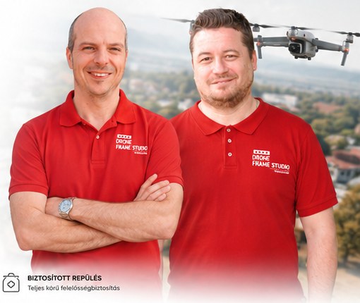 Drone Frame Studio csapat drónnal